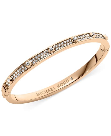 michael kors rose gold anklet|michael kors designer bracelets.